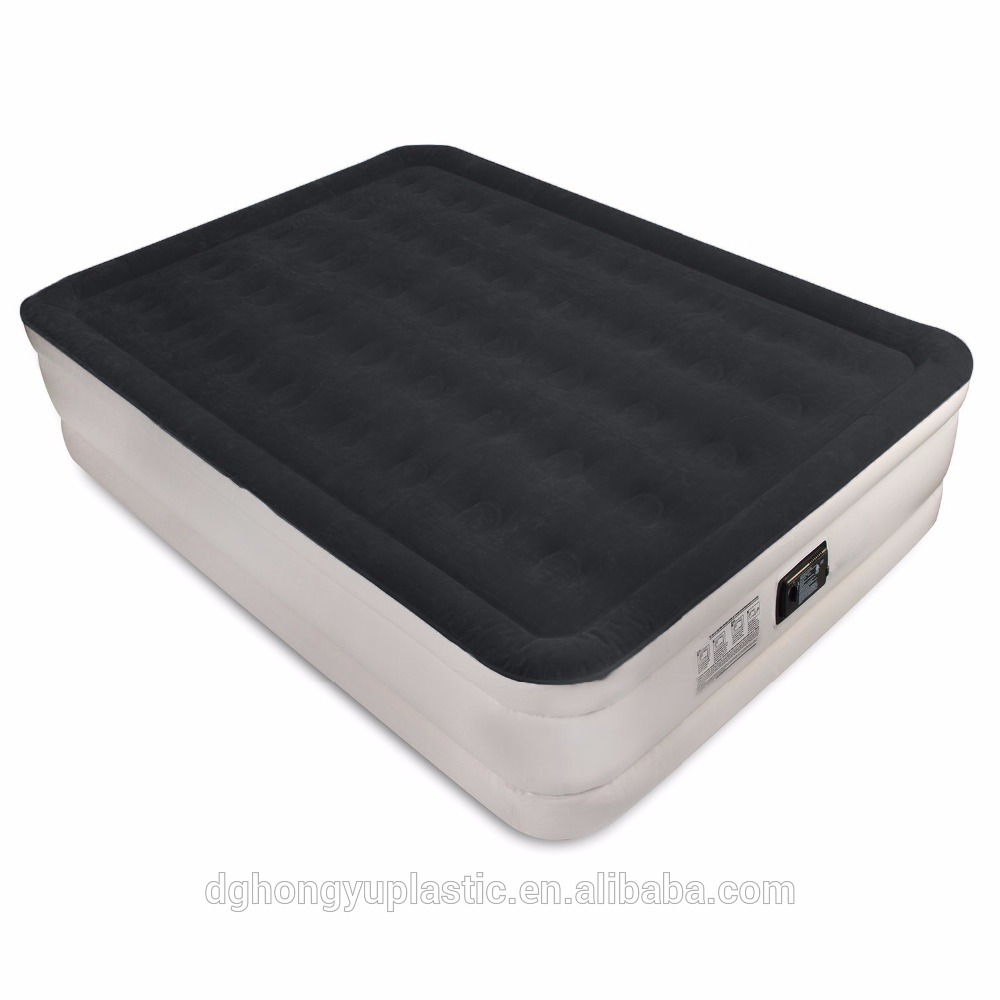 Inflatable bed 6P Built-in pump Flocked inflatable bed